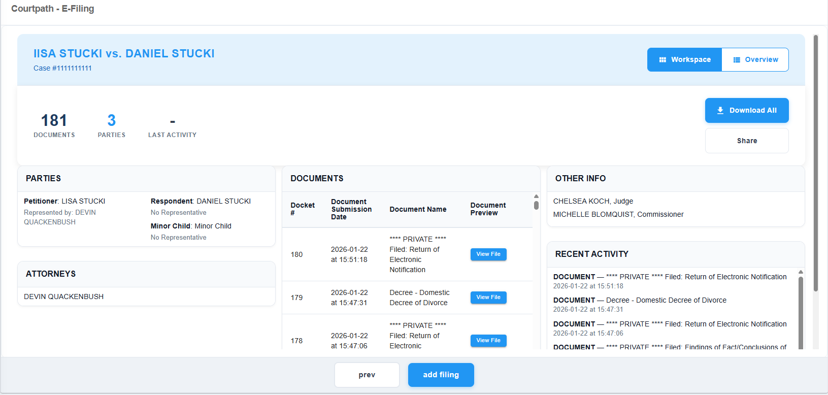 Courtpath Interface